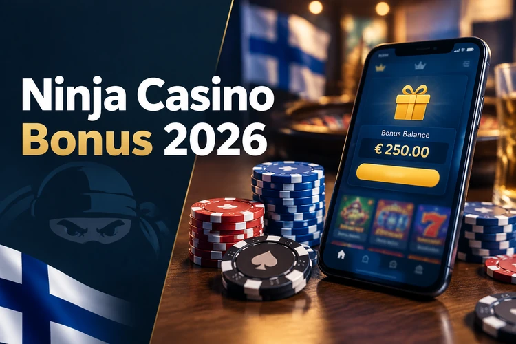 Ninja Casino Bonus 2026 - Bonukset ja ilmaiskierrokset