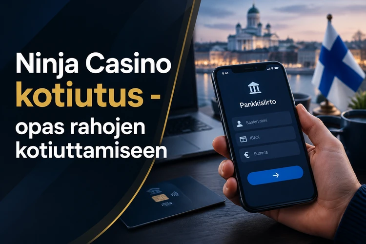 Ninja Casino kotiutus - opas rahojen kotiuttamiseen