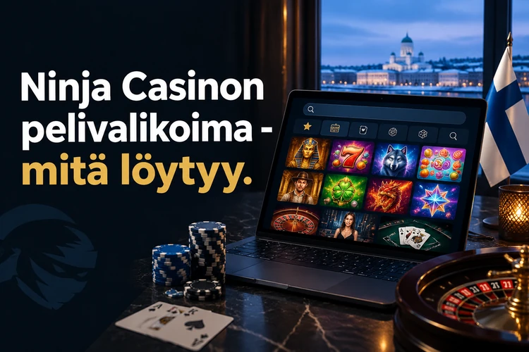 Ninja Casinon pelivalikoima - mitä löytyy